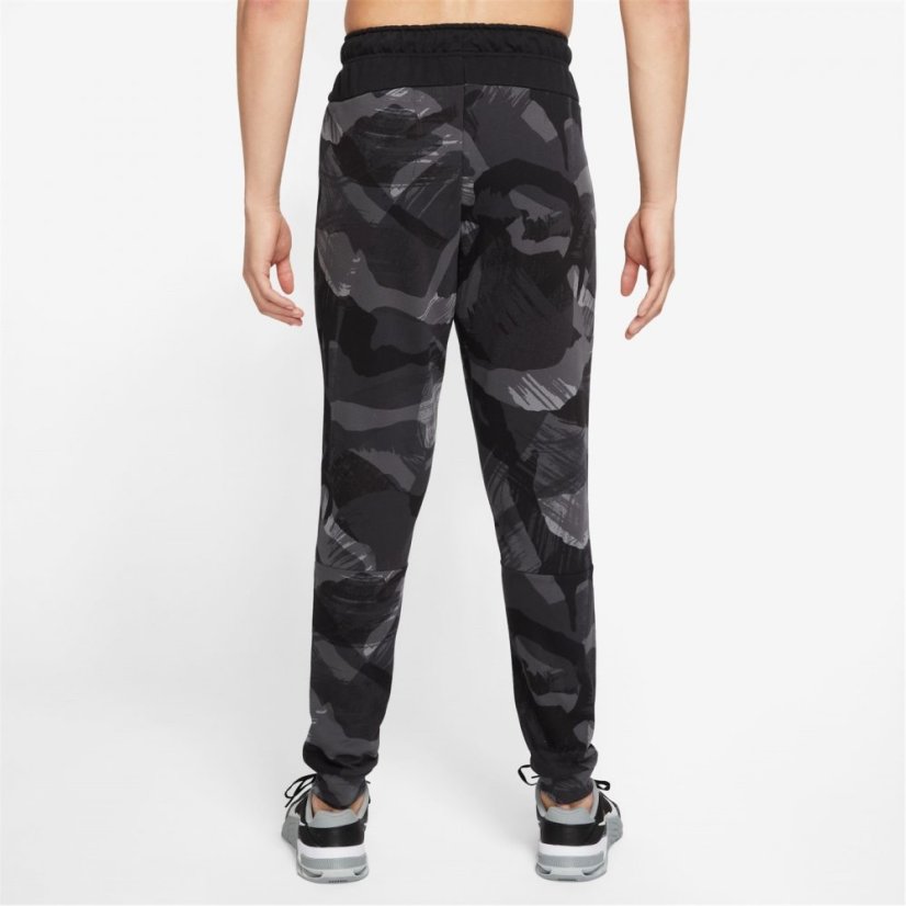 Nike Dri-FIT Men's Camo Tapered Fitness Pants Black/Grey