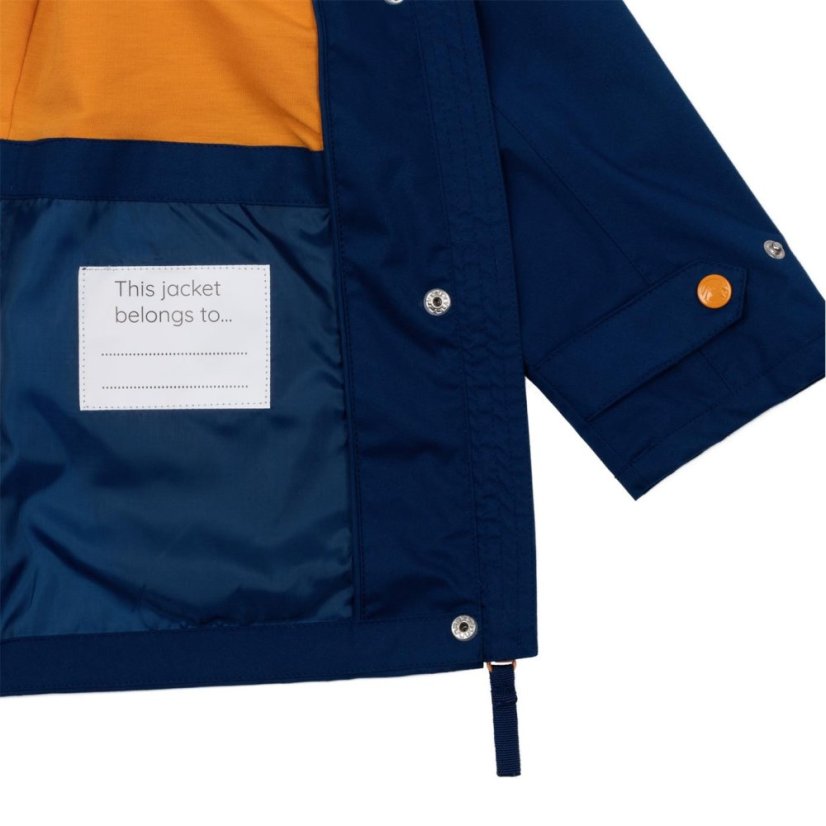 Gelert Kids' Coast Waterproof Windproof Hooded Long Sleeve Waterproof Jacket Gelert Nvy