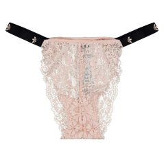 ADIDAS ORIGINALS Adidas Originals Logo Lace Brazilian Pant Peach Whip