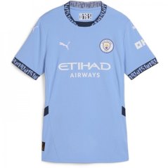 Puma Manchester City Home Shirt 2024 2025 Womens Blue
