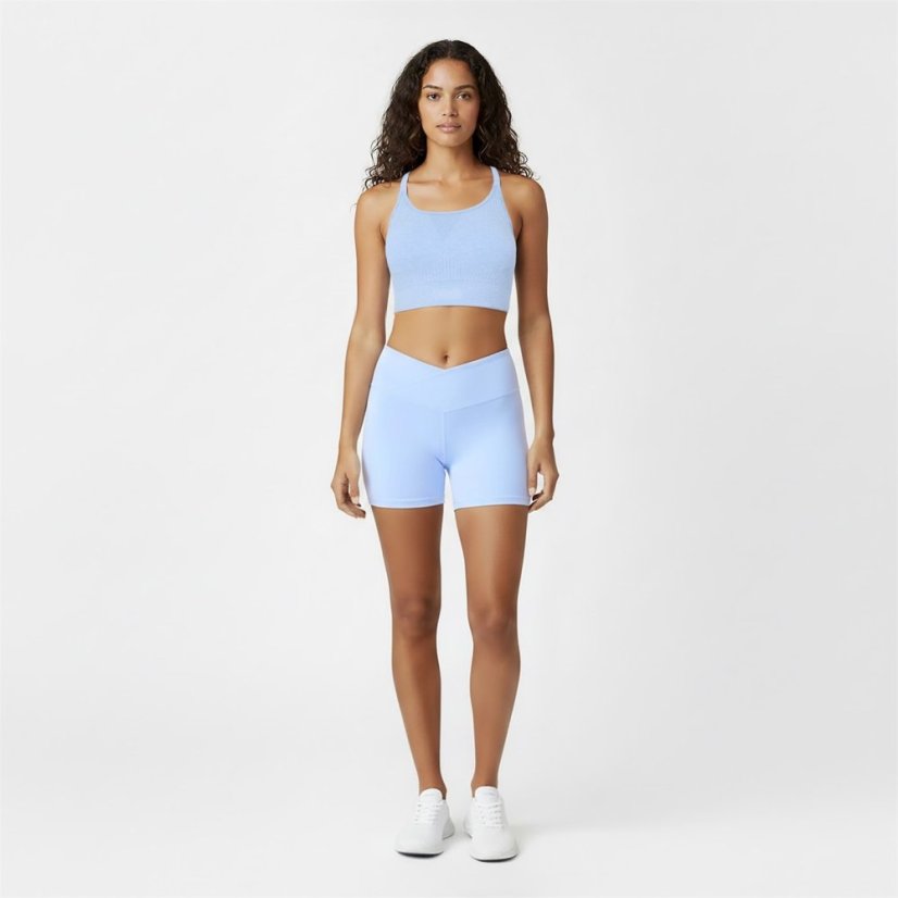 USA Pro UP Seamless Adjustable Sports Bra Brunera Blue