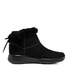 Skechers Women's Flat Ankle Boots Black/Black