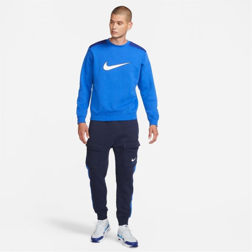 Nike Fleece Crewneck Jumper Royal Blue