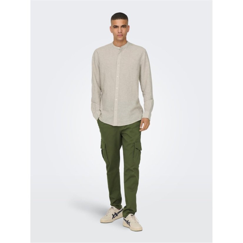 Only and Sons Men's Dean Cargo Trousers Olive Night