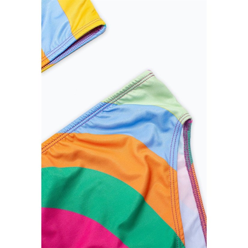 Hype Kids' Multi Two Piece Swimsuit Rainbow