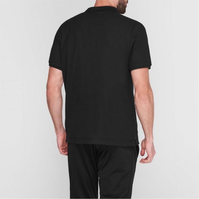 Slazenger Plain pánske polo tričko Black