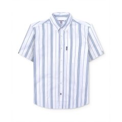 Lambretta Sleeve Striped Shirt White