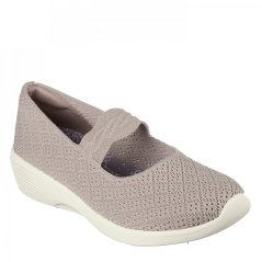 Skechers Ary Th Swt Ld44 Taupe Knt