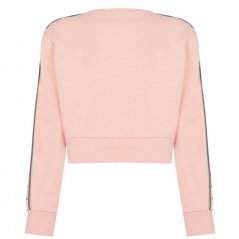 Kappa Crop Sweatshirt Womens Pink Blush AL8