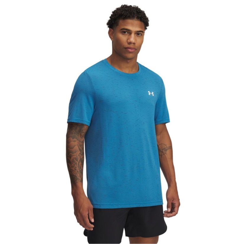 Under Armour UA Vanish Seamless Mens Short Sleeve Ether Blue
