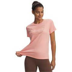 Under Armour Womens Varsity T-Shirt Posh Pink