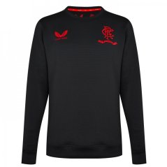 Castore Rangers FC Training Sweatshirt Mens Black