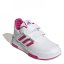 adidas Tensaur Hook and Loop Shoes Infant Girls White/Pink