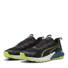 Puma Magnify Nitro Knit pánské běžecké boty Blk/Lime/Blu