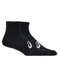 Asics 3 Pack Quarter Sock Mens Black