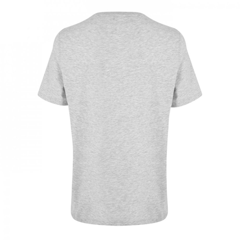 Slazenger Plain T Shirt Mens Grey Marl