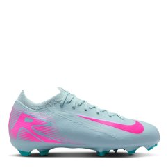 Nike Mercurial Vapor 16 Pro Juniors Firm Ground Football Boots Grey/Pink
