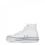 SoulCal Top Platform Trainers Triple White
