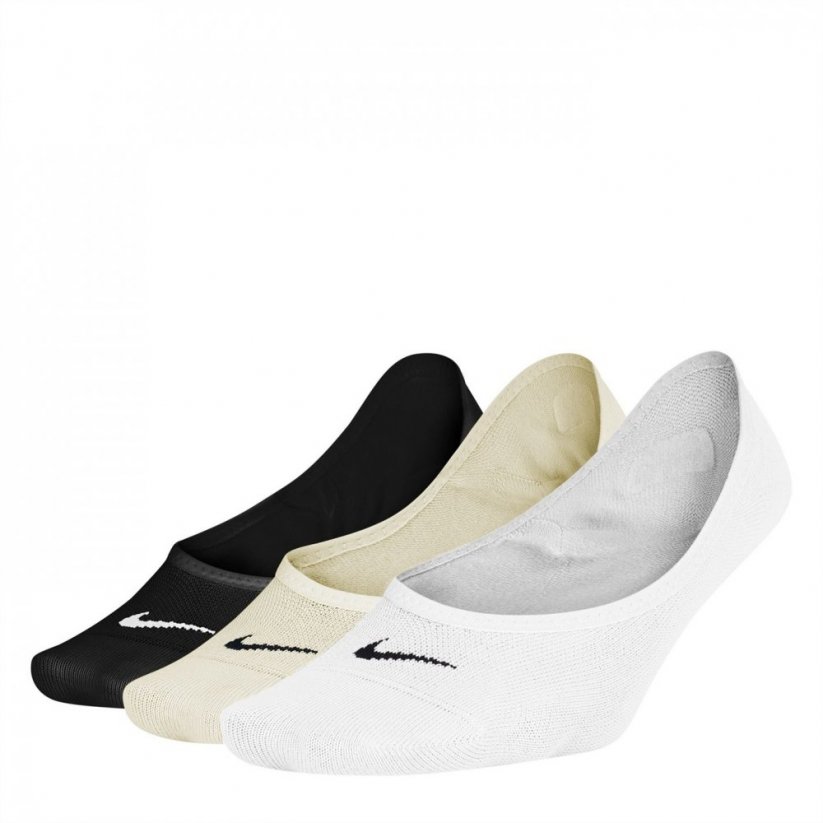 Nike 3 Pack Invisible Socks Ladies Multi