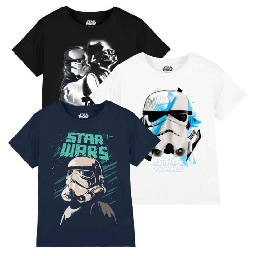 Star Wars T-Shirts 3Pk Trooper Art