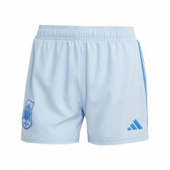 adidas Spain Away Shorts Womens Glow Blue