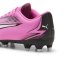 Puma Ultra Play Junior Firm Ground Football Boots Pink/White/Blk
