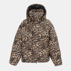 Firetrap Medium Puffer Jacket Leopard Print