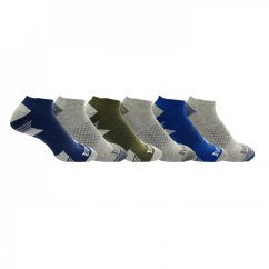Everlast 6 Pack Trainers Socks Mens Blue Multi Hung