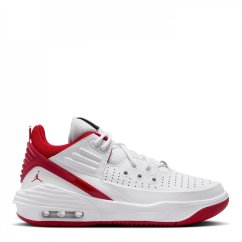 Air Jordan Max Aura 5 Big Kids' Shoes White/Red
