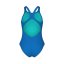 Arena Girls Multi Colours V Back Swimsuit Multi/Blue