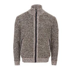 Firetrap Mens Sweater Coat Grey marl