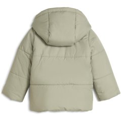 Puma Unisex Kids' Minicats Hooded Padded Puffer Jacket Lux Army