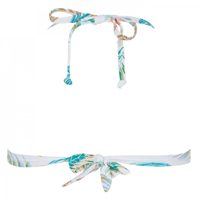 Roxy Molded Triangle Bikini Top Womens White/Print