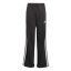 adidas Kids' Wide Leg Open Hem Fleece Joggers Black/White