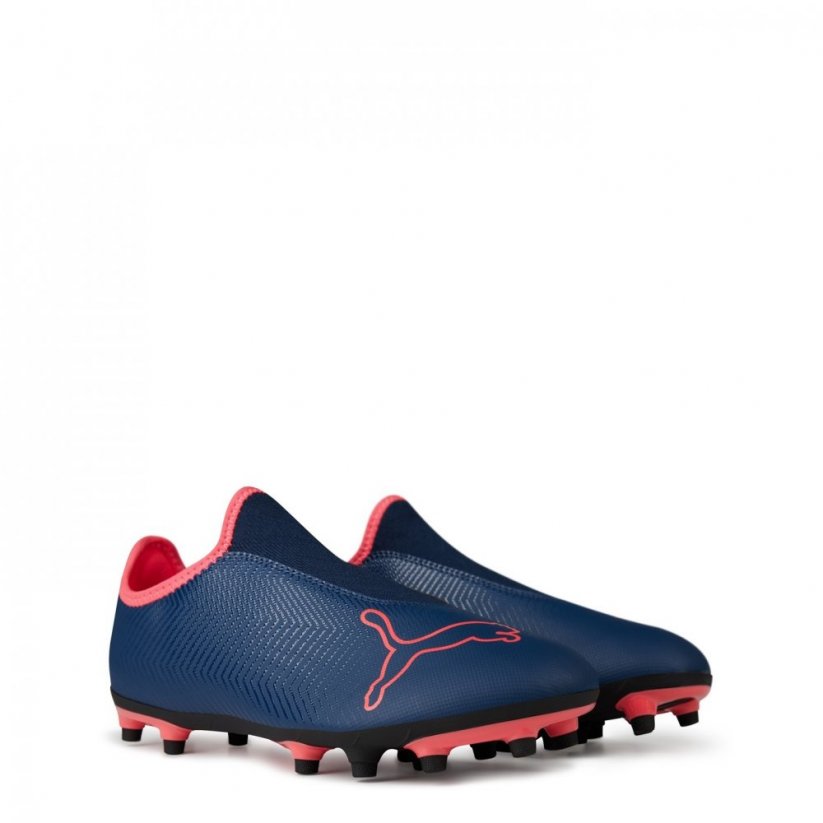 Puma Finesse Firm Ground Football Boots Childrens Navy/Orchid