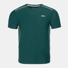 Slazenger Men's Tennis Tech Short Sleeve Performance T-Shirt Forest Green