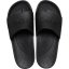 Crocs Unisex Adults Logo Sliders Black