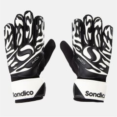 Sondico Match Goalkeeper Gloves Junior Black/White
