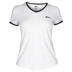 Slazenger Court T Shirt Ladies White