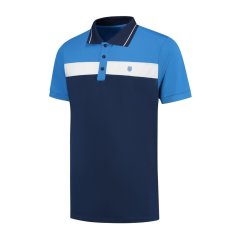 K Swiss Core Training pánske polo tričko Nvy/FrBl/Wh