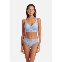 ADIDAS ORIGINALS Adidas Originals 2x2 Rib High-Waist Brief Heather Blue