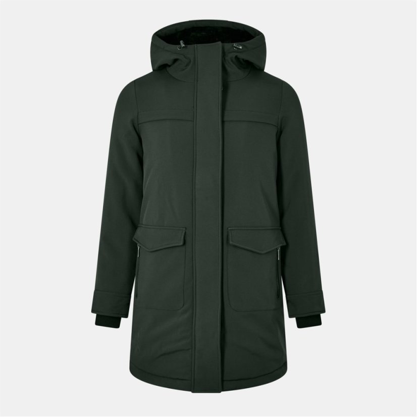 Only Women's Hooded Long Weather-Resistant Parka Peat