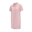 Slazenger Short Sleeve Polo Dress Womens Pink