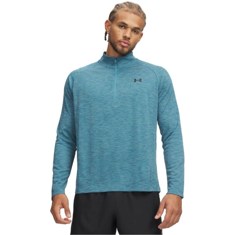 Under Armour Tech™ ½ Zip Long Sleeve Mens Bou Blue/Black