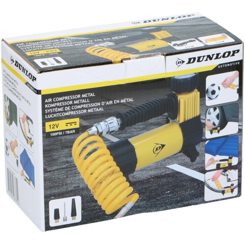 Dunlop Air Compressor Metal Yellow/Black