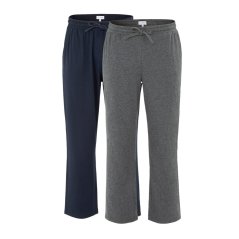 Linea Long Pant Pyjamas Bottoms Mens 2pk Navy/Charcoal