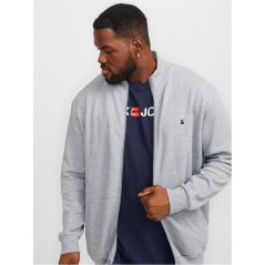 Jack and Jones + Paulos Zip Sn99 Grey Melange