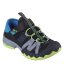 Skechers Kids' Flat Sandals Black/Blue/Lime