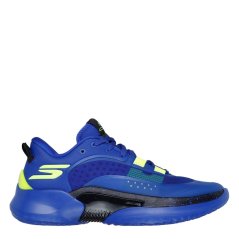 Skechers Resagrip Basketball Trainers Mens Blue/Black