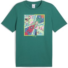 Puma X Squid Game Graphic Tee pánské tričko Mint